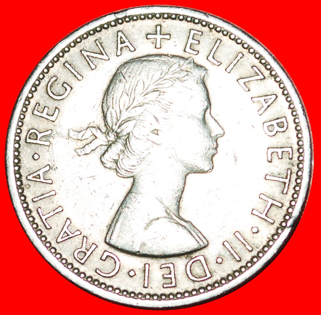  Ⰿ TUDOR ROSE (1953-1970): GREAT BRITAIN ★ FLORIN 1963★ELIZABETH II 1953-2022★LOW START ★ NO RESERVE!   