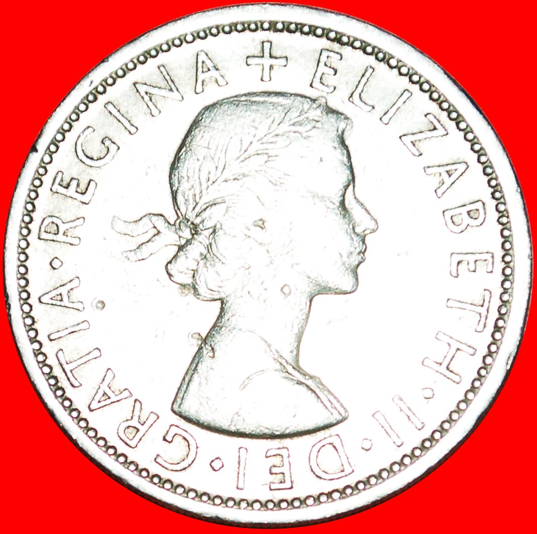  Ⰿ TUDOR ROSE (1953-1970): GREAT BRITAIN ★ FLORIN 1967★ELIZABETH II 1953-2022★LOW START ★ NO RESERVE!   