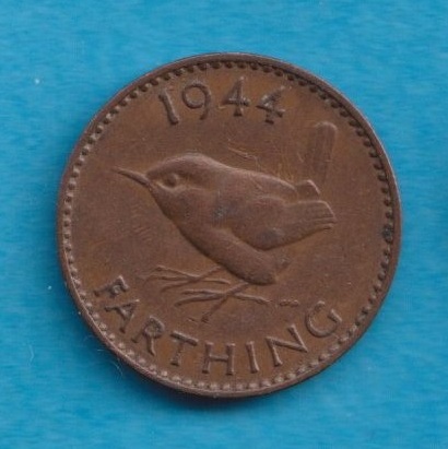  Großbritannien 1 Farthing 1944   