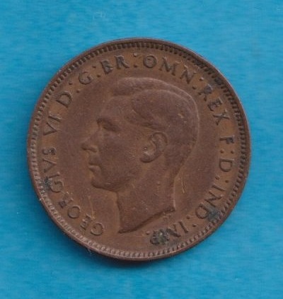  Großbritannien 1 Farthing 1944   