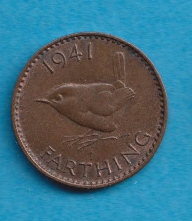  Großbritannien 1 Farthing 1941   