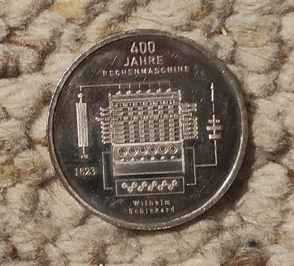  Deutschland 20 € 2023 400 Jahre Rechenmaschine   