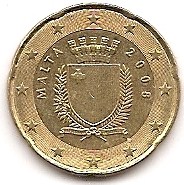  Malta 20 Eurocent 2008 #123   