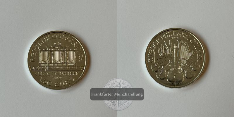  Österreich 1,50 Euro Wiener Philharmoniker 2008 FM-Frankfurt Feinsilber: 31g   