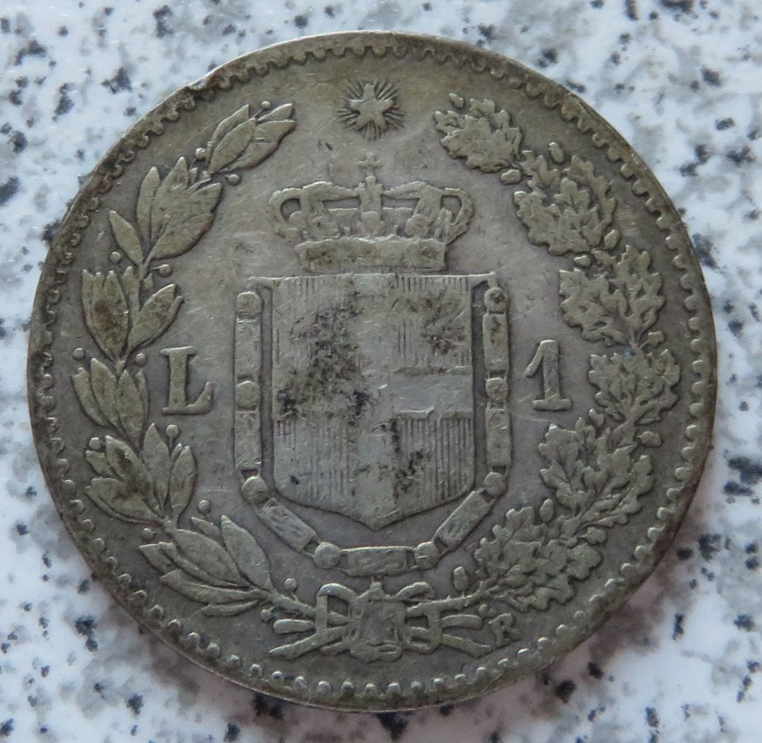  Italien 1 Lira 1886 R   