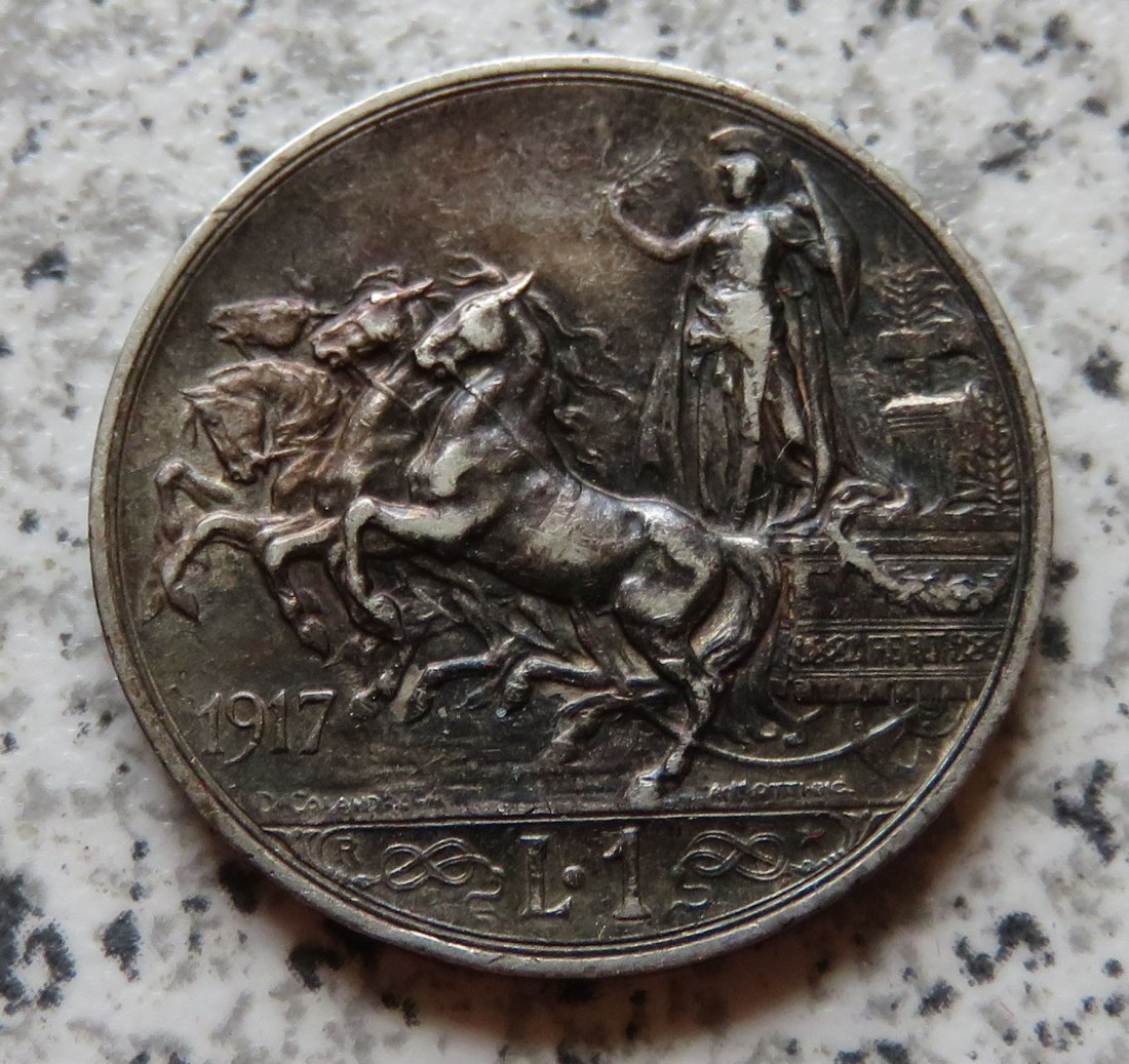 Italien 1 Lira 1917 R   