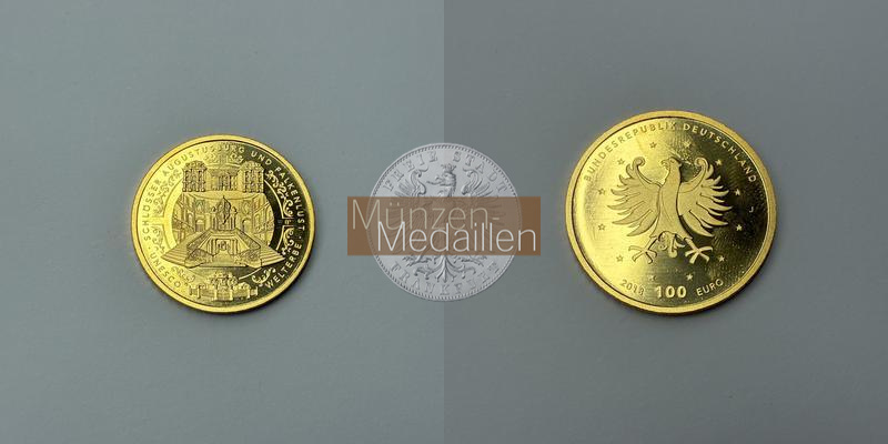 BRD  100 Euro  2018 MM-Frankfurt  Feingold: 15,55g UNESCO Weltkulturerbe  