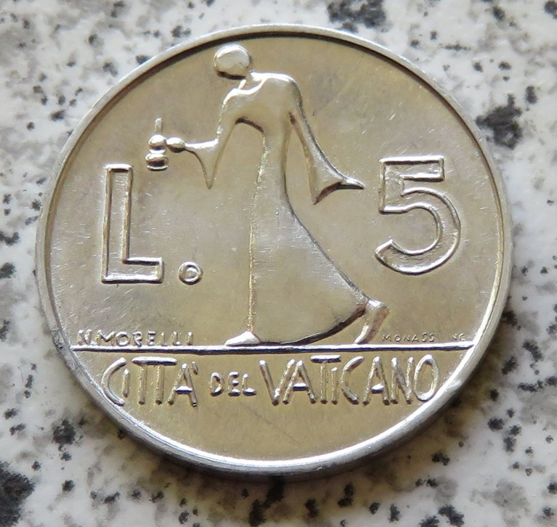  Vatikan 5 Lire 1978   