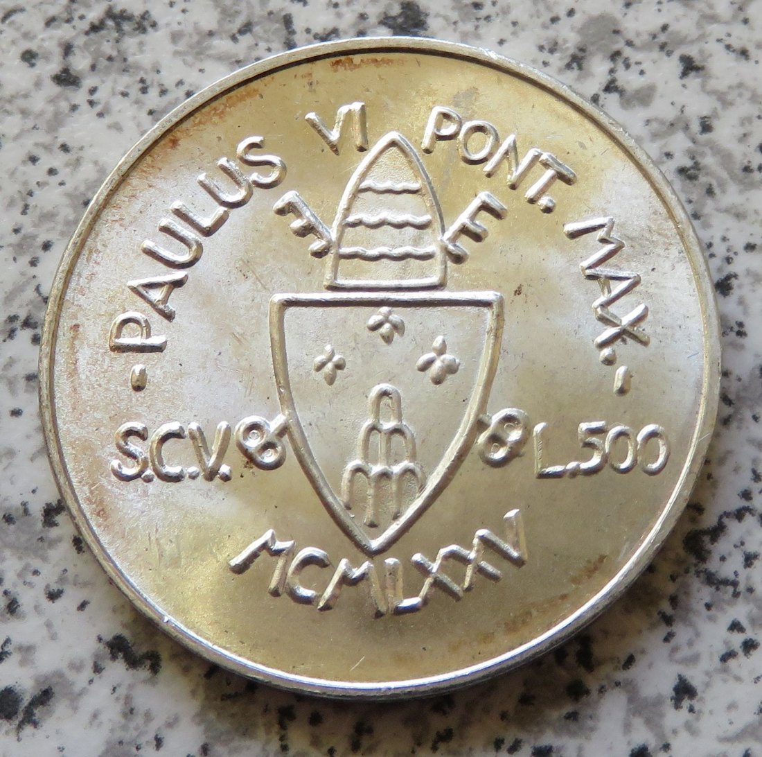  Vatikan 500 Lire 1975   