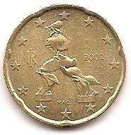  Italien 20 Eurocent 2002 #22   