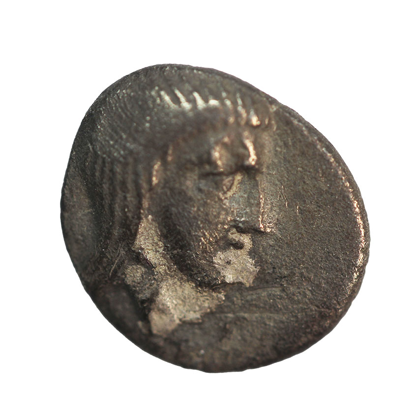  Saratokos ,King of Thrace, 444-424 BC,AR Obol 10 mm,0,76 g, RARE   