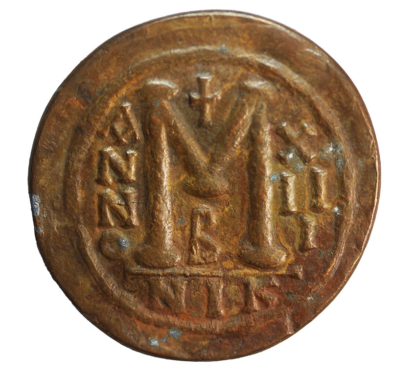  Justinian I. 527-565 AD,Nicomedia ,AE Folis 42 mm , 29,89 g. LOK-V028   