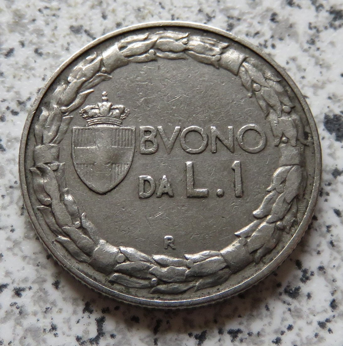  Italien 1 Lira 1922   