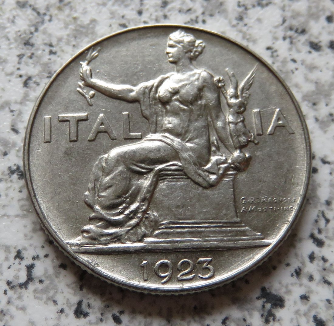  Italien 1 Lira 1923   