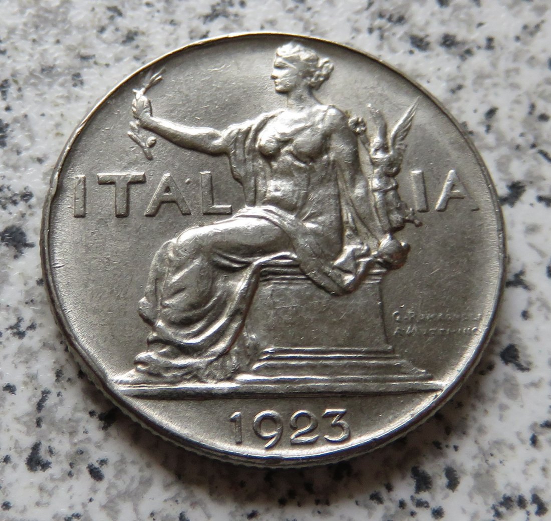  Italien 1 Lira 1923   