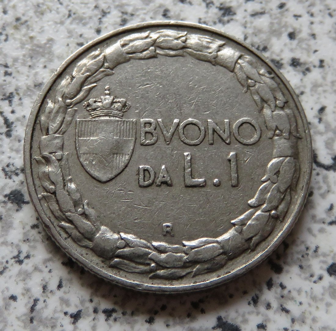  Italien 1 Lira 1928   