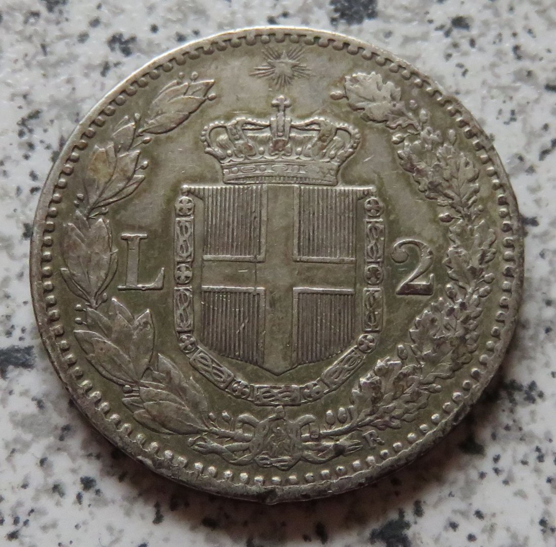  Italien 2 Lire 1881 R   