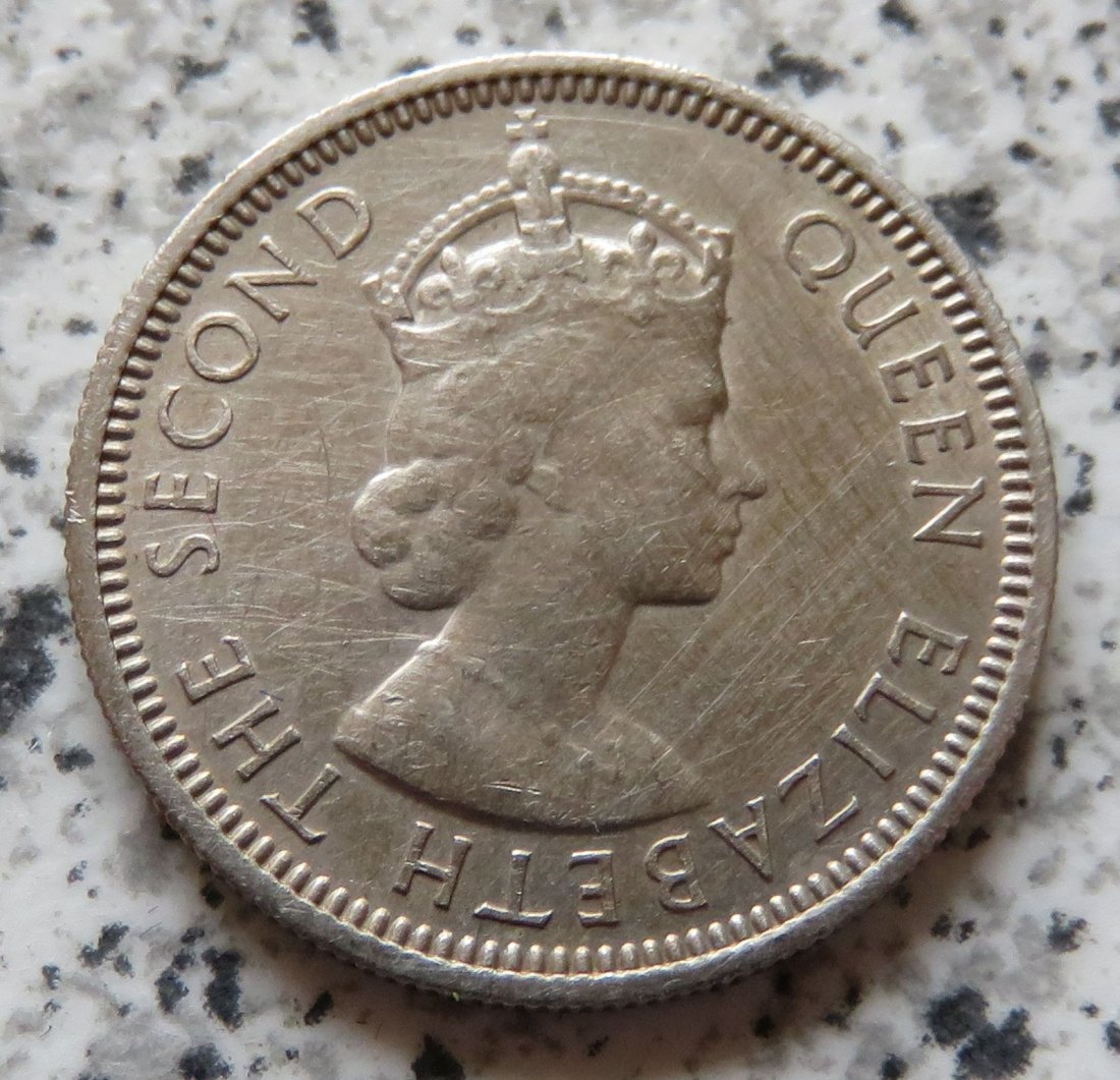  Fiji 6 Pence 1953   