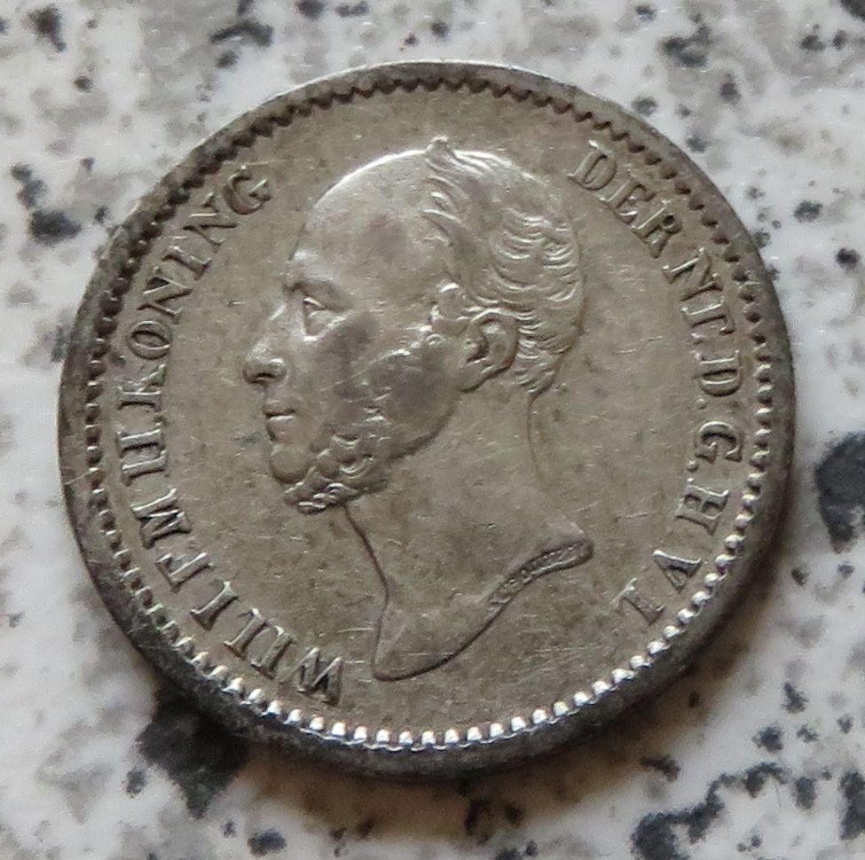  Niederlande 10 Cents 1849.   