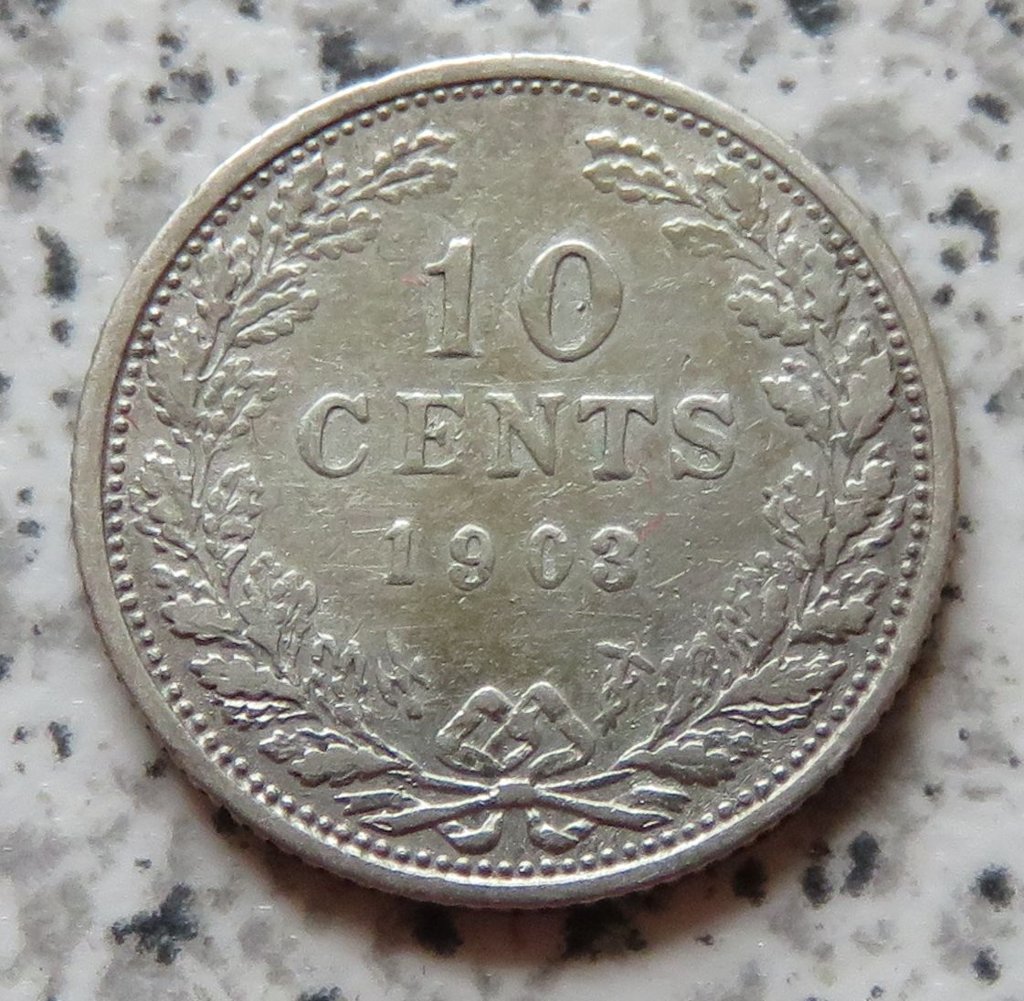 Niederlande 10 Cents 1903   