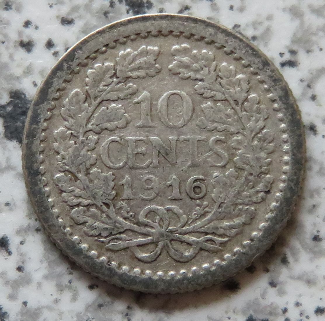  Niederlande 10 Cents 1916   