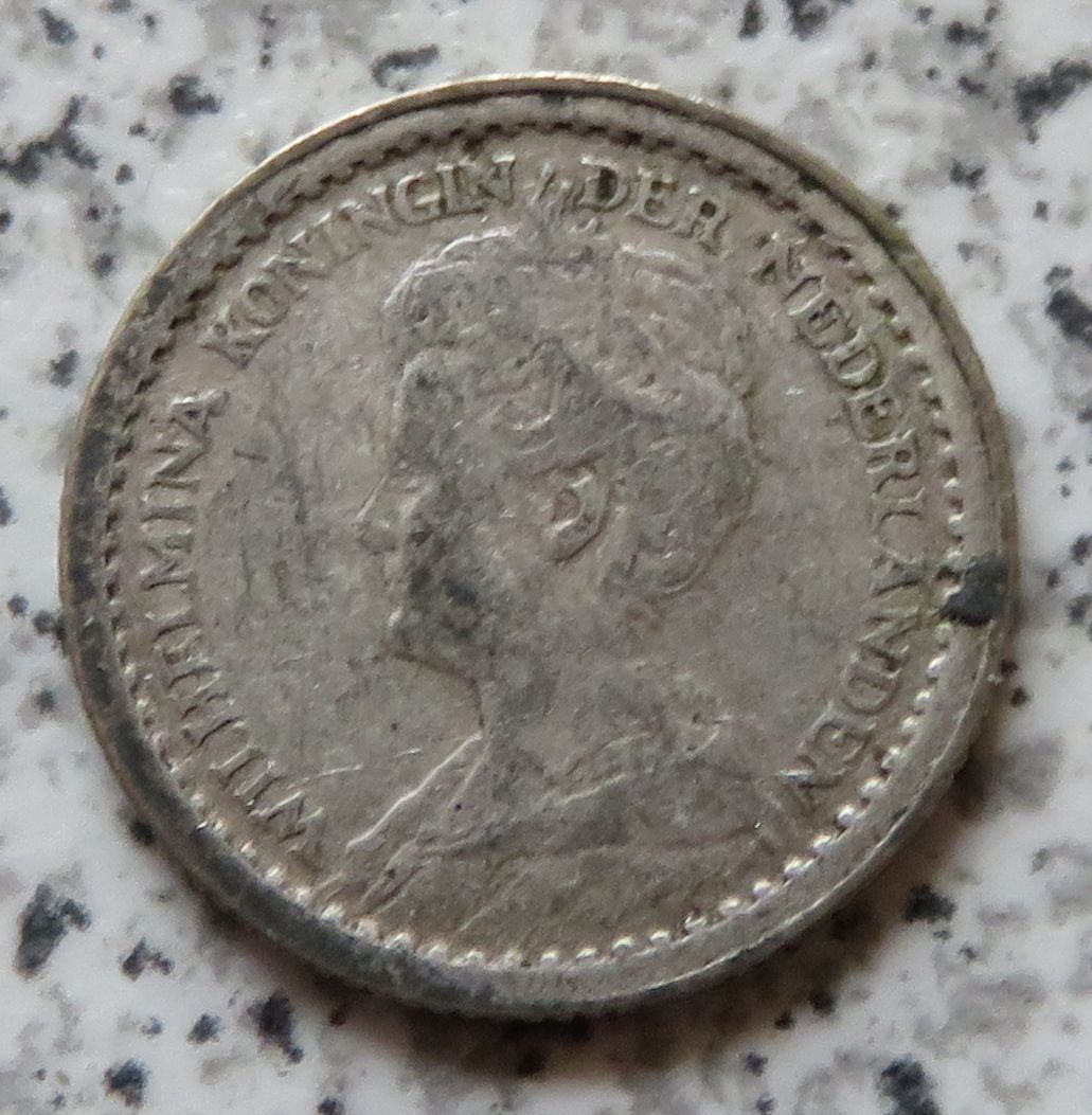  Niederlande 10 Cents 1916   