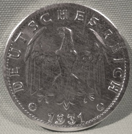  3 Reichsmark 1931 E, J 349   