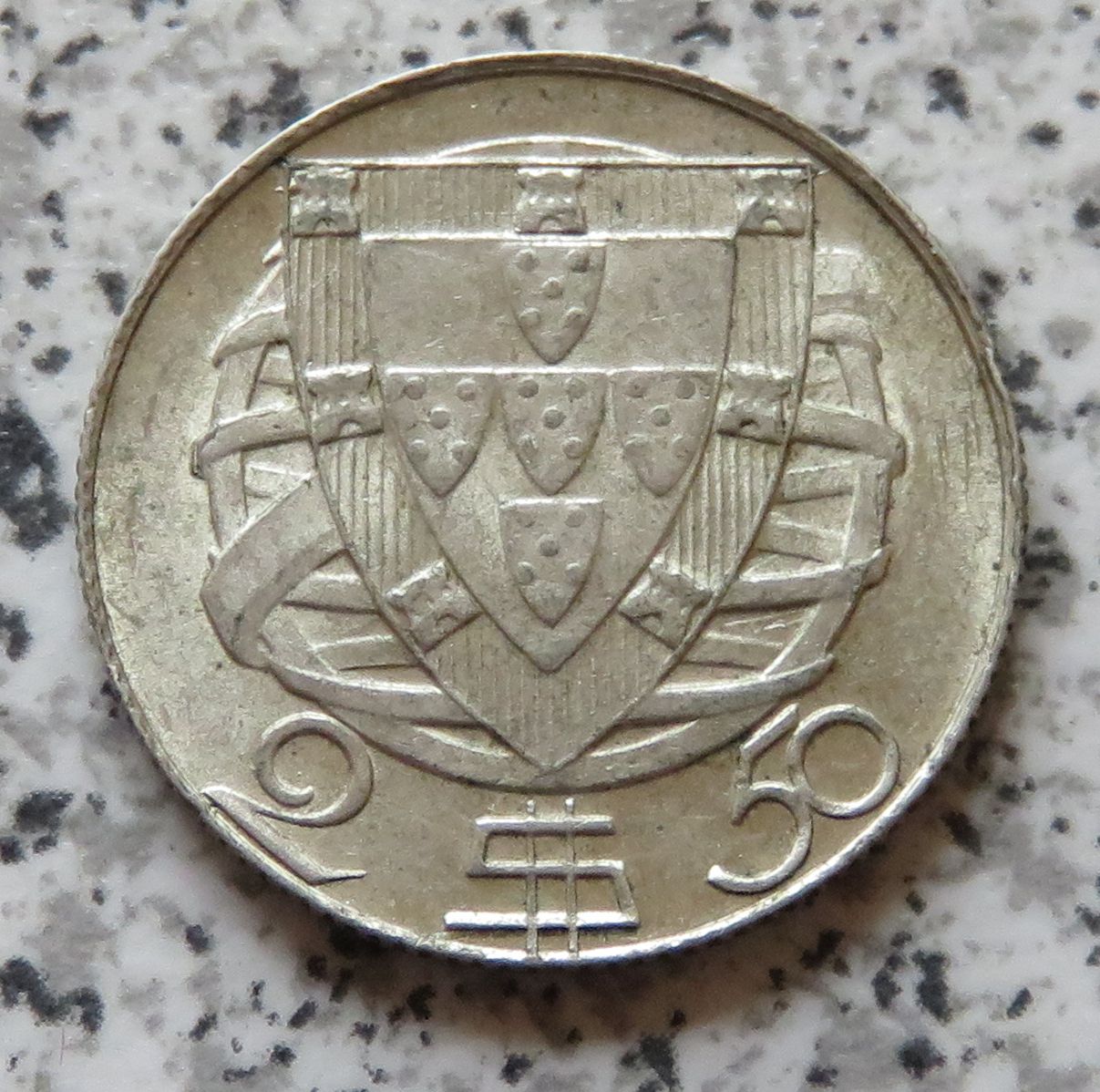  Portugal 2,5 Escudos 1951   