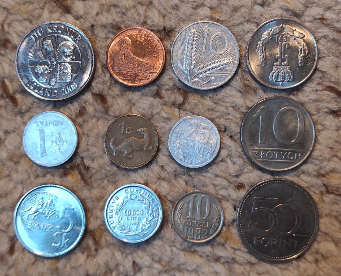  12 Münzen / 12 Länder Europa 4 (S9)   