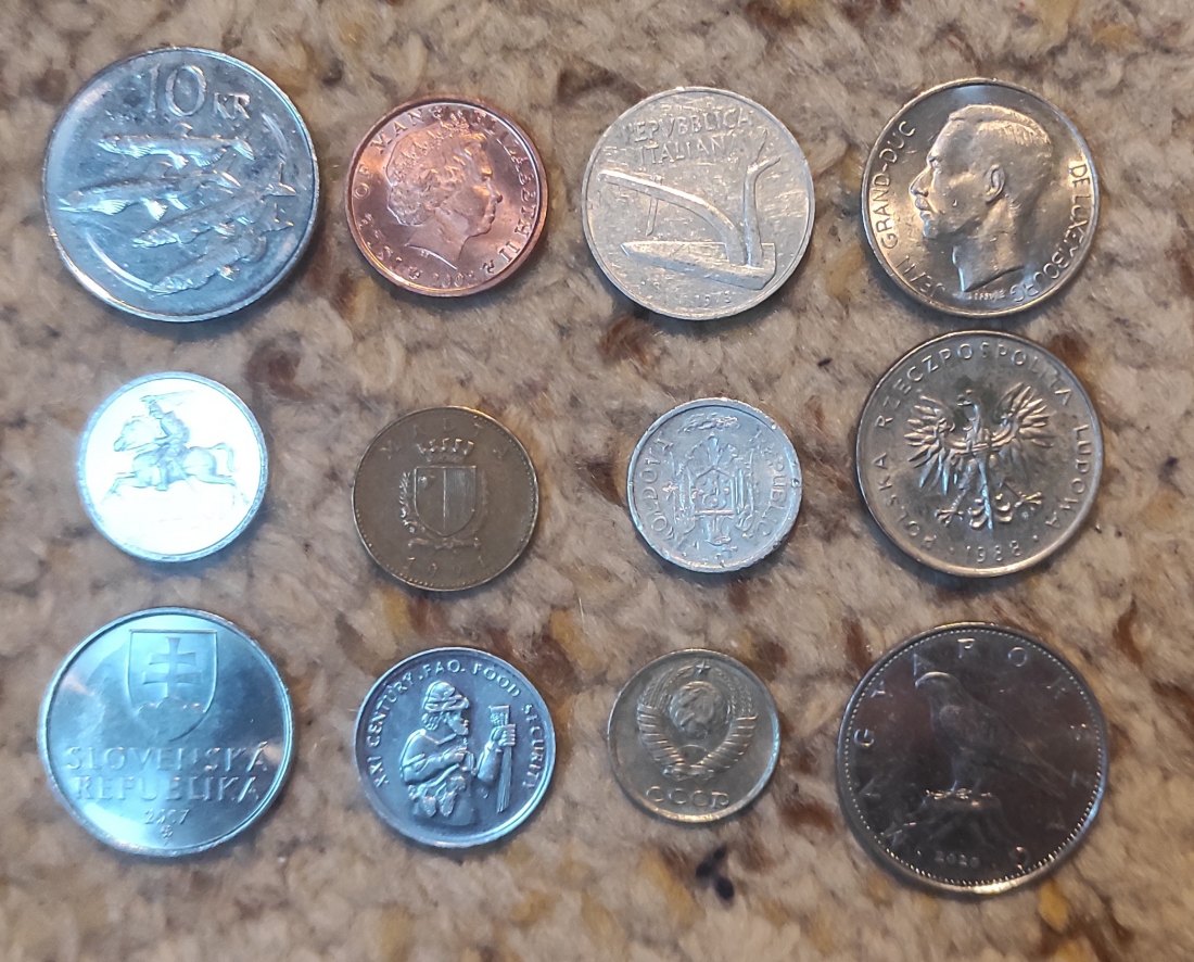  12 Münzen / 12 Länder Europa 4 (S9)   