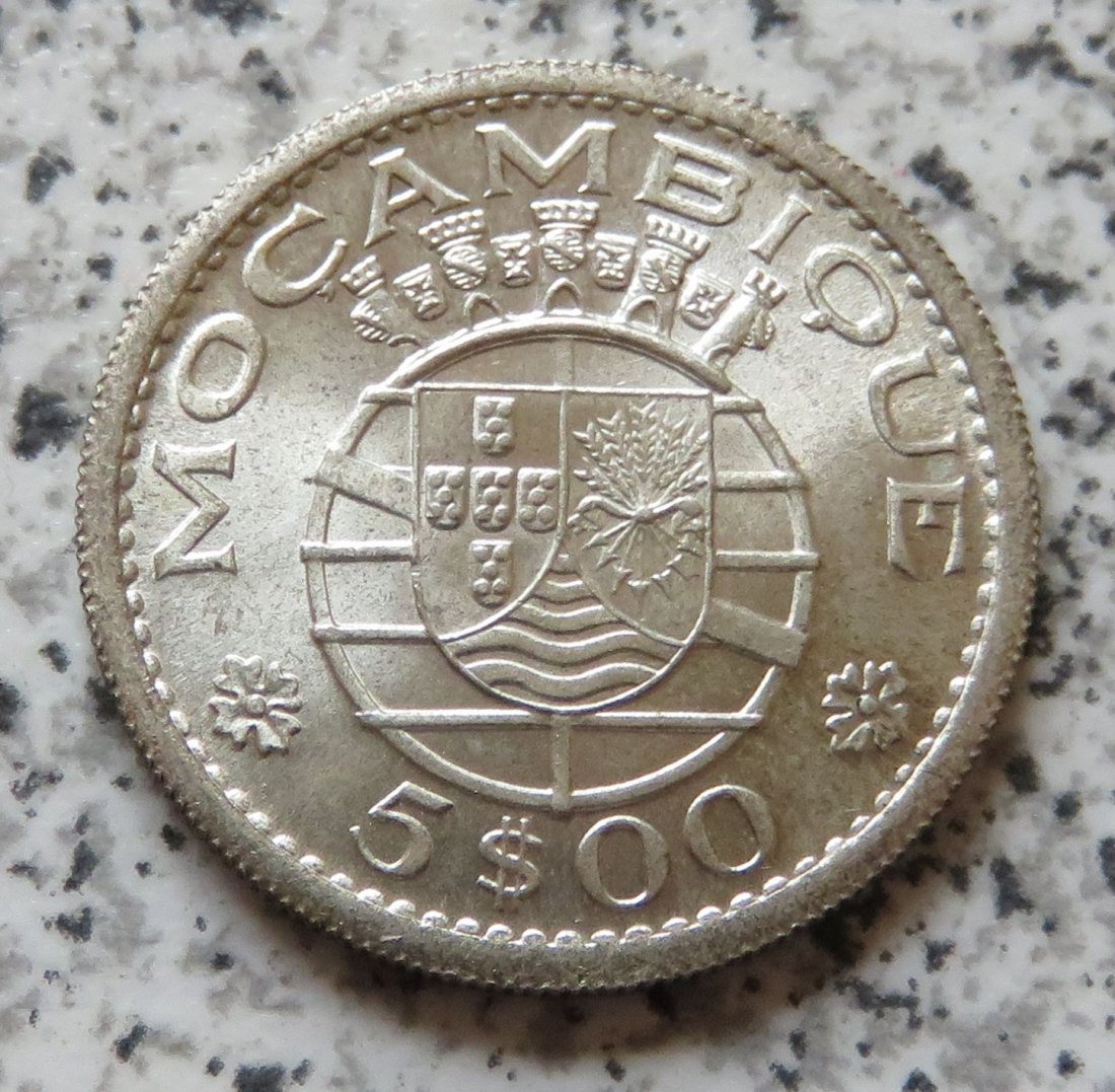  Mosambique 5 Escudos 1960   