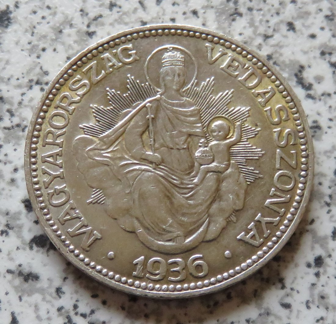  Ungarn 2 Pengö 1936   