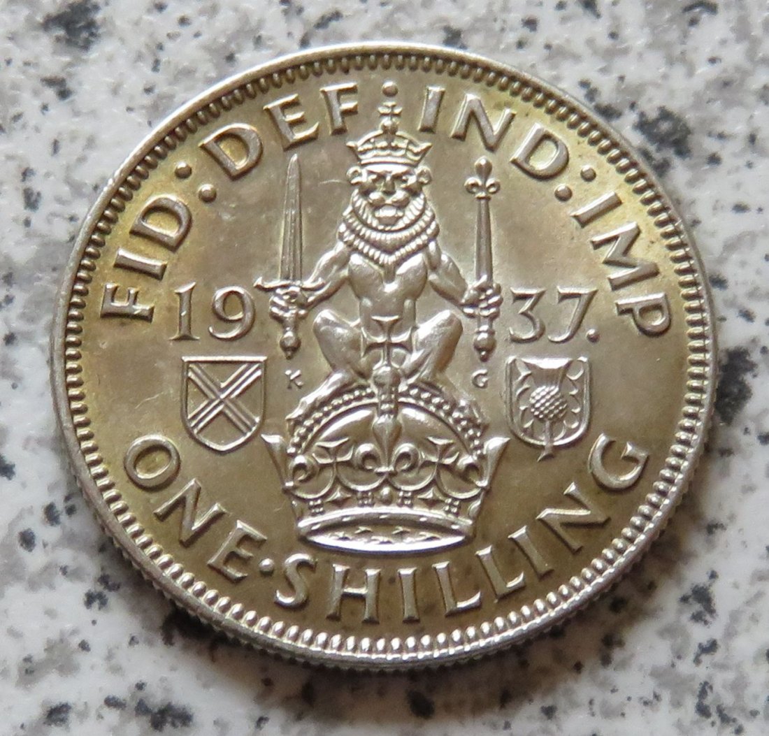  Großbritannien 1 Shilling 1937 schottisch   