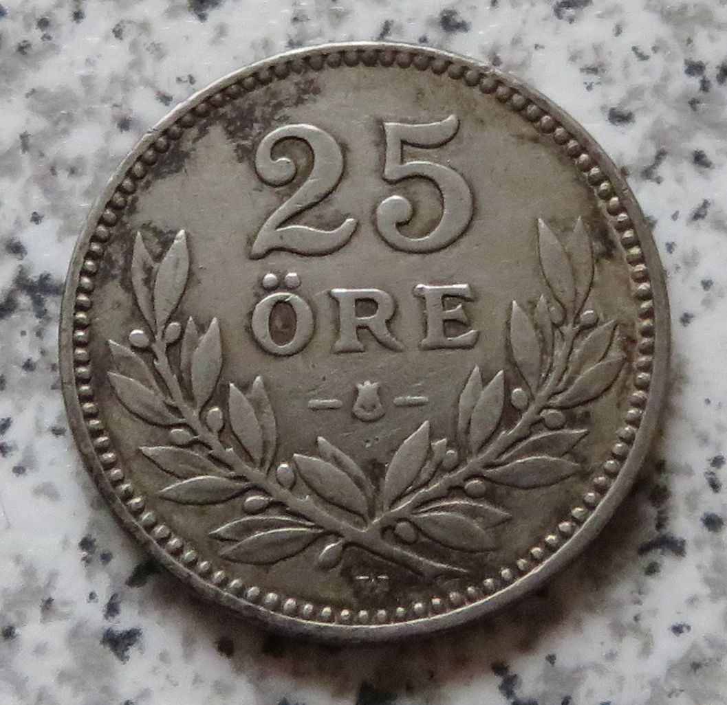  Schweden 25 Öre 1916   