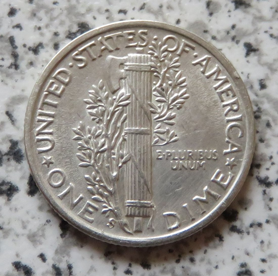  USA 10 Cents 1945 S / USA 1 Dime 1945 S   