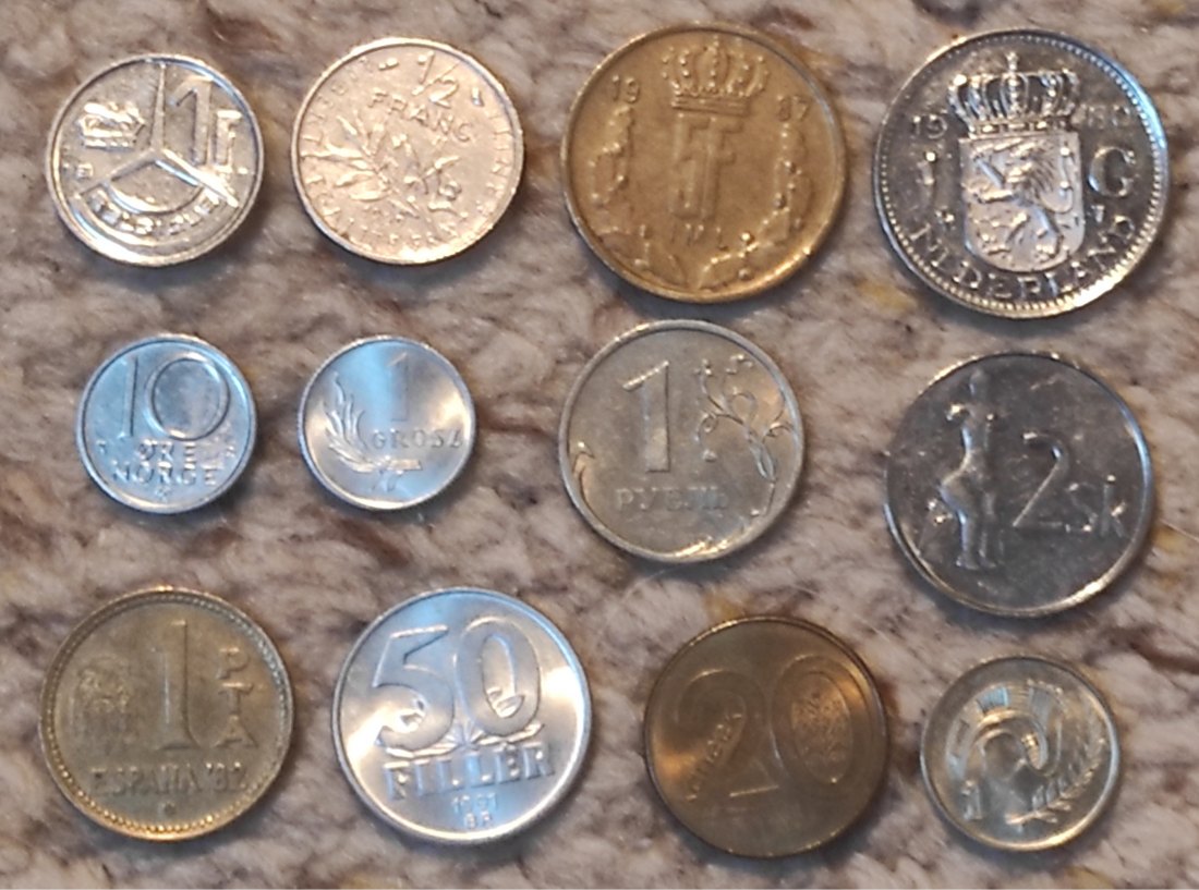  12 Münzen / 12 Länder Europa 5 (S10)   