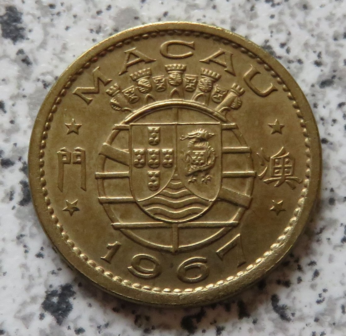  Macau 10 Avos 1967   