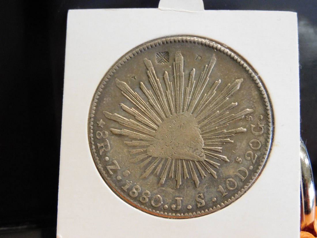  MEXICO 8 REALES 1880.GRADE-PLEASE SEE PHOTOS.   