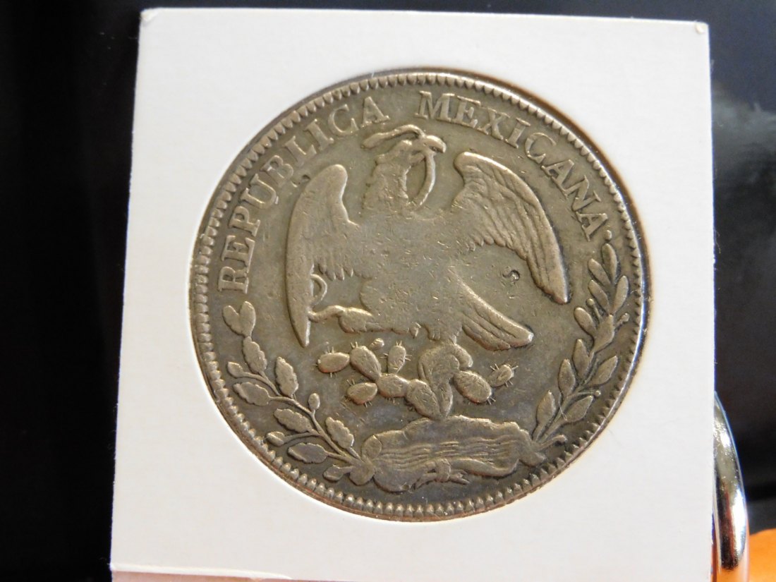  MEXICO 8 REALES 1880.GRADE-PLEASE SEE PHOTOS.   