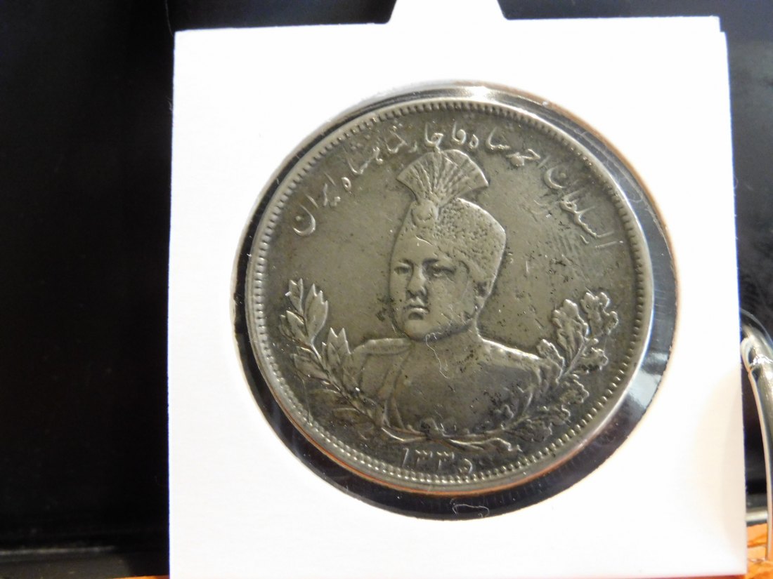  IRAN 5000 DINARS 1916.GRADE-PLEASE SEE PHOTOS.   