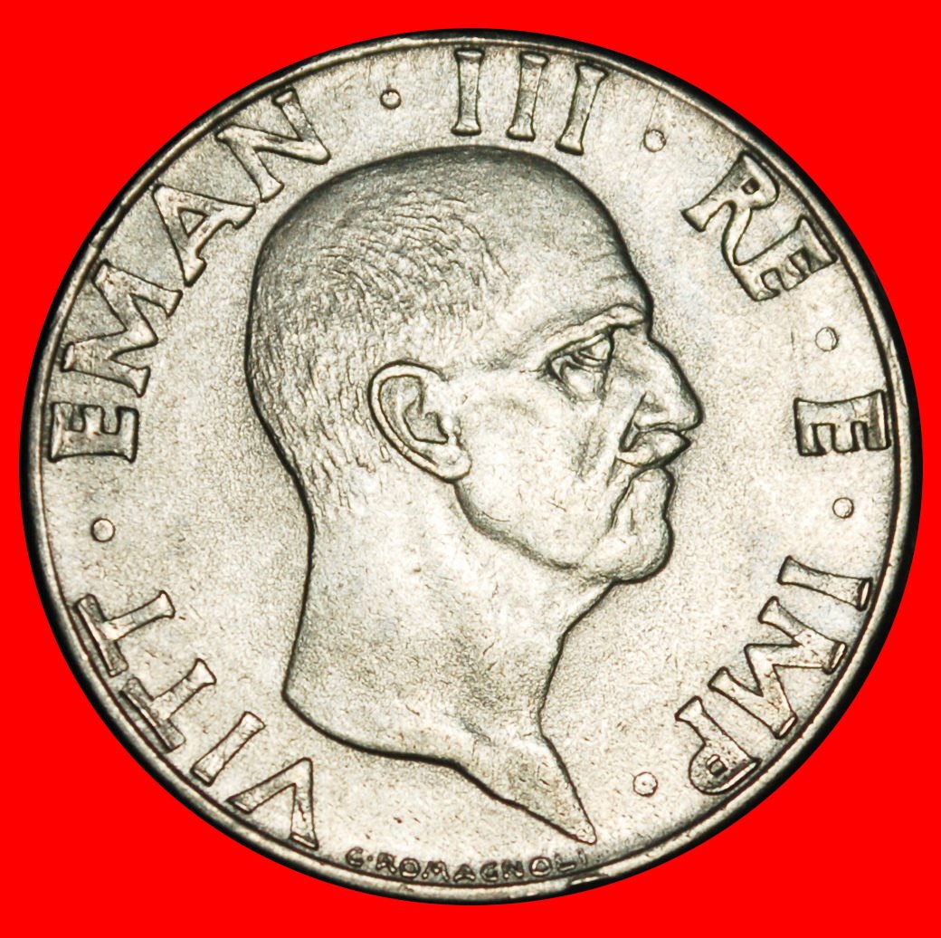  Ⰿ WARTIME 1939-1943: ITALY★50 CENTESIMOS 1942R!VICTOR EMMANUEL III 1900-1946★LOW START ★ NO RESERVE!   