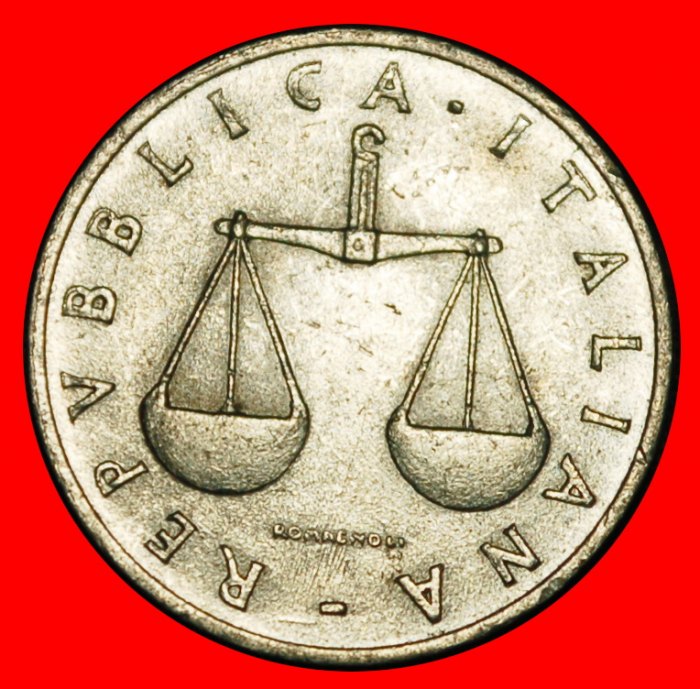  Ⰿ CORNUCOPIA (1951-2001): ITALY ★ 1 LIRA 1954R ASTRONOMY!★LOW START ★ NO RESERVE!   