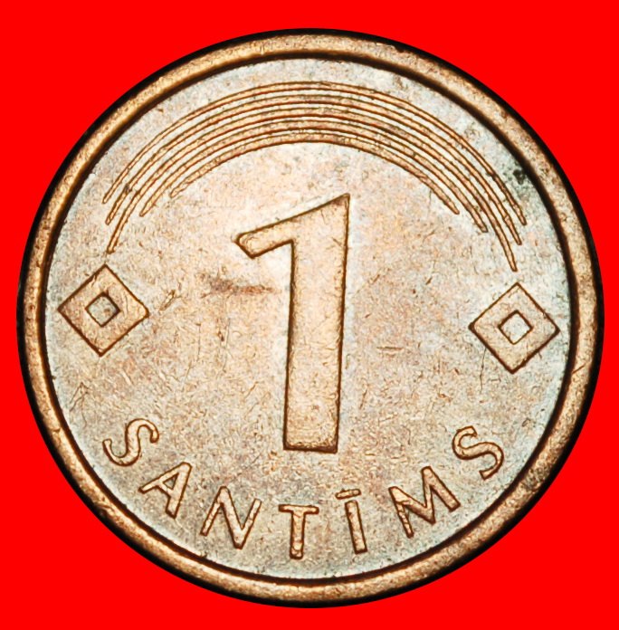  Ⰿ FINLAND (1992-2008): latvia (ex. the USSR, russia) ★ 1 SANTIM 2007 ERROR!★LOW START ★ NO RESERVE!   