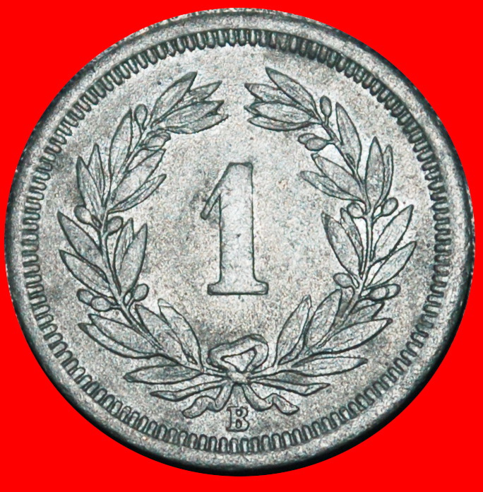  Ⰿ HAT ON THE SHIELD: SWITZERLAND ★ 1 RAPPEN 1943B! WAR ISSUE (1939-1945)!★LOW START ★ NO RESERVE!   