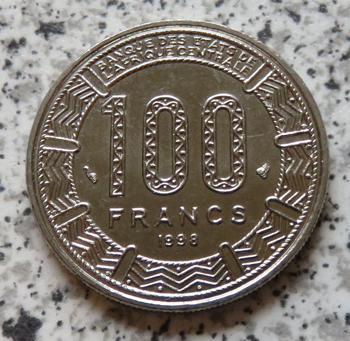  Zentralafrika 100 Francs 1998   