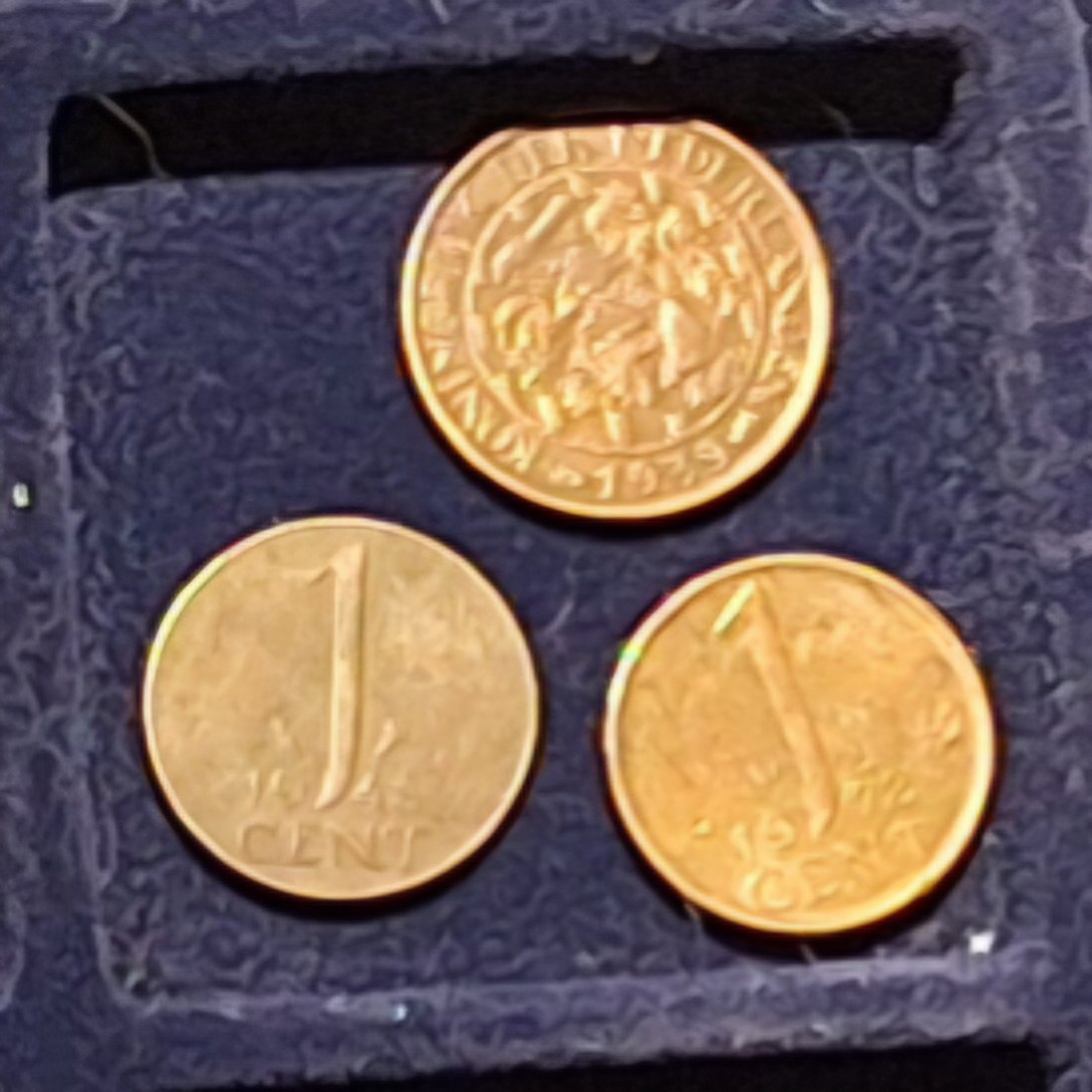  Niederlande, 1 Cent-Set Wilhelmina +1948 (1890-1948) und Juliana (1950-1980)   