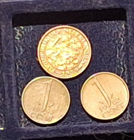  Niederlande, 1 Cent-Set Wilhelmina 1939+1948 (1890-1948) und Juliana 1962 (1950-1980)   