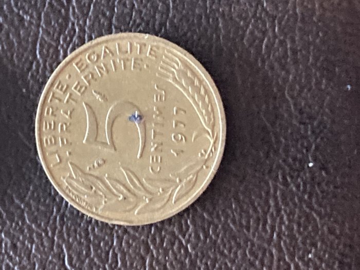  Münze Münzen Umlaufmünze Frankreich 5 Centimes 1977   