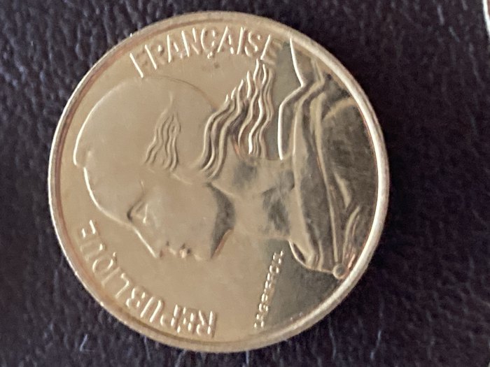  Münze Münzen Umlaufmünze Frankreich 10 Centimes 1997   