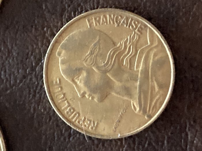  Münze Münzen Umlaufmünze Frankreich 10 Centimes 1967   